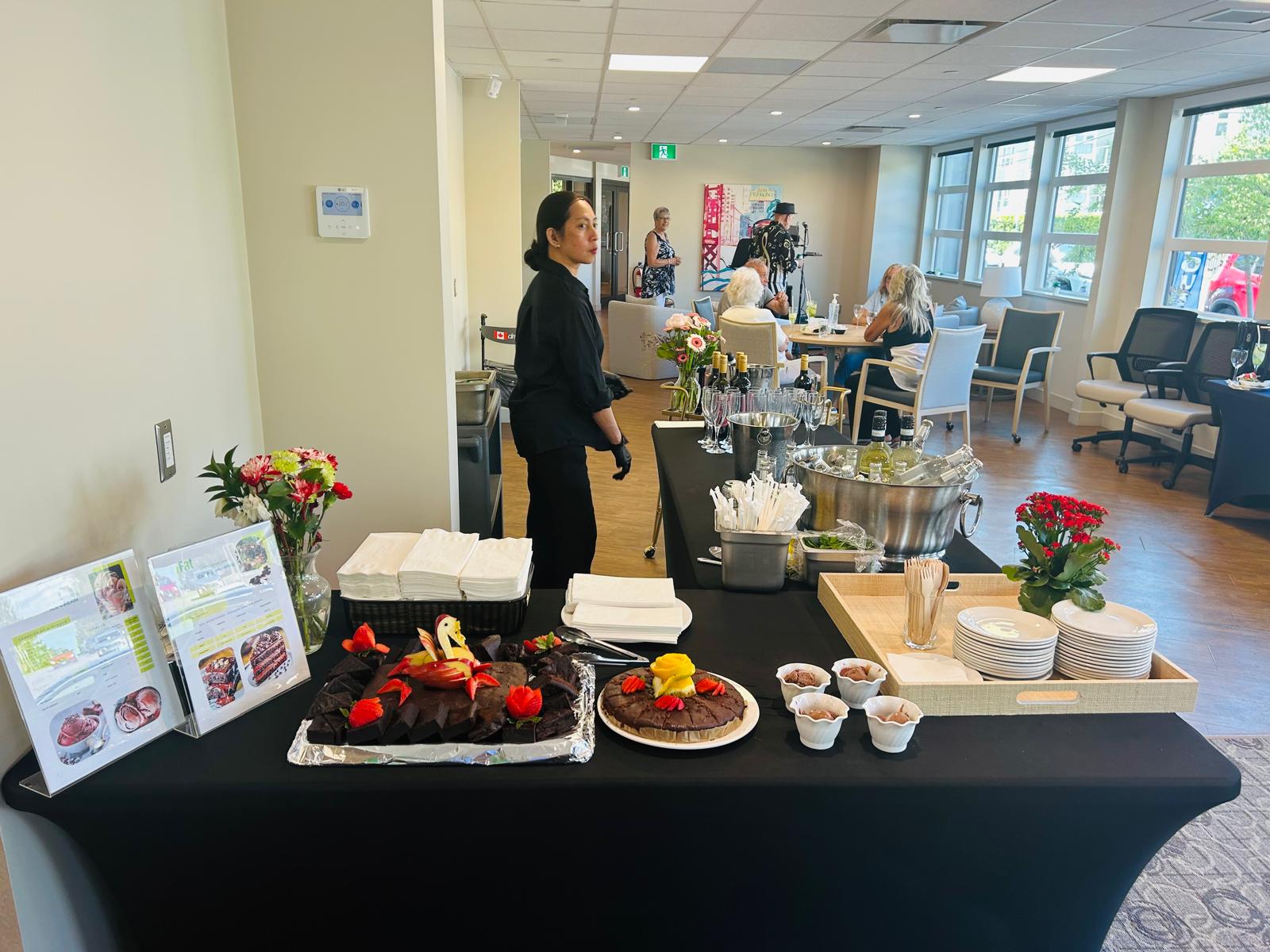 Guests touring Bayview Seniors Community during the White Rock Open House